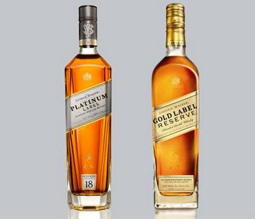 O marketing do platinum é voltado para empresários bem-sucedidos e o Gold Label reserve substituirá o Green Label (Divulgação/Diageo)