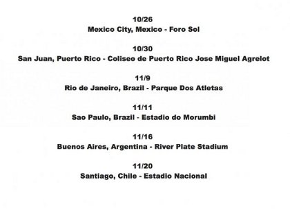 Confirmadas as datas: 9 de novembro no Rio de Janeiro e 11 em São Paulo (Reprodução / Twitter @ladygaga)