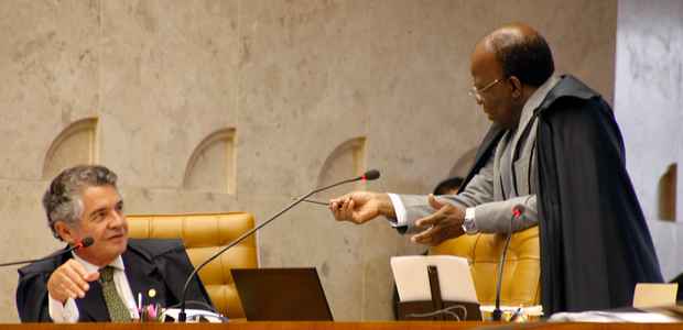Ministro-relator condenou 12 réus por venda apoio político, inclusive o presidente do PTB, Roberto Jefferson. Foto: Foto: Gervásio/SCO/STF (Foto: Gervásio/SCO/STF)