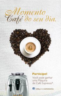 Promoção contemplará a melhor imagem com máquina de café expresso (Café Santa Monica / Divulgação)