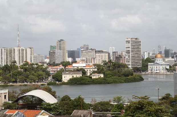 Vista para o bairro de Santo Antônio, área central do Recife. Foto: Alcione Ferreira/DP/D.A Press