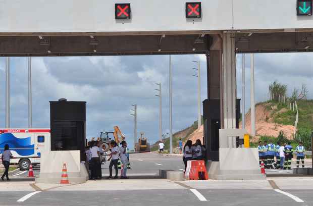 Rodovia terá, inicialmente, 21 quilômetros, que já entrarão em funcionamento. Os demais trechos passam a operar no segundo semestre. Foto: Julio Jacobina/DA/D.A Press