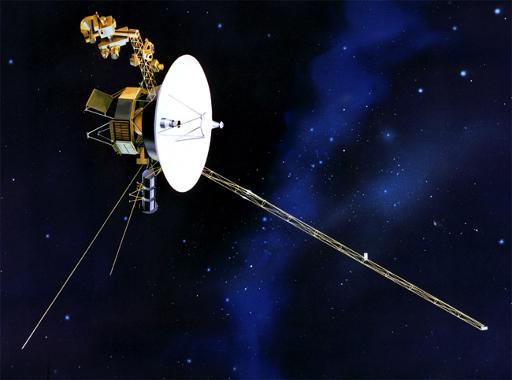 Imagem divulgada pela Nasa em setembro de 2012 mostra ilustração da sonda Voyager. Foto: Nasa/AFP Photo
