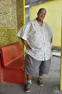 Ricardo tem 160 quilos, faz três horas de ginástica por dia e mudou o cardápio. Foto: Cristiane Silva/Esp.DP/D.A Press