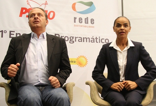 Eduardo e Marina: união comemorada, mas poucos resultados concretos (Marcos Alves/Agência O Globo)    