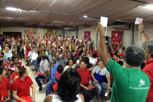 Decisão foi tomada em votação neste domingo durante Encontro de Tática Eleitoral. Foto: Jonatas Campos/Divulgação (Jonatas Campos/Divulgação)