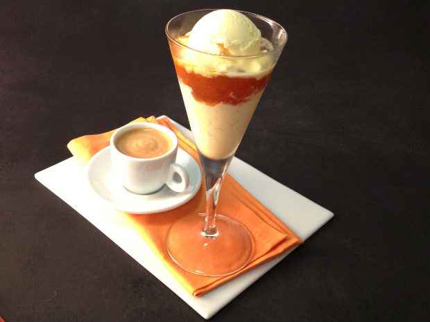 O Affogato Casino é uma das pedidas da casa. Foto: Lead/Divulgação