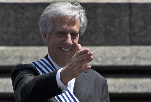 Tabaré Vázquez toma posse em Montevidéu
Foto: AFP Pablo Porciuncula 