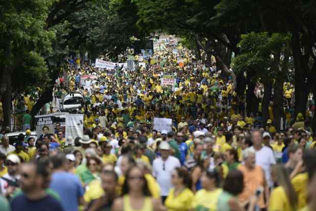 Multidão se reuniu em Belo Horizonte