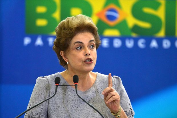 Dilma declara aguentar pressão frente à crise. Foto: José Cruz/Agência Brasil