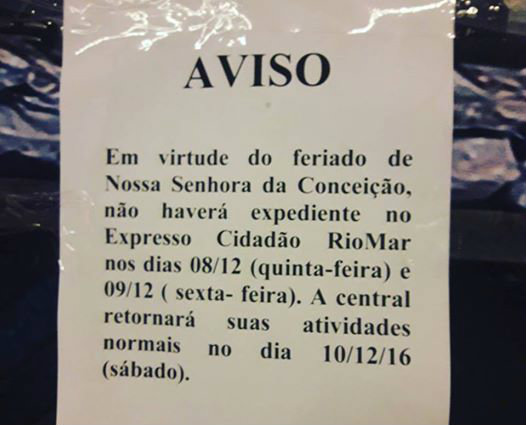 Unidades do Expresso Cidadão do Recife estão fechadas nesta ... - Diário de Pernambuco