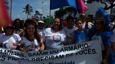Mães da Diversidade também está na festa e reúne 28 mães de filhos LGBT de Pernambuco (Rosália Rangel/DP/D.A/ Press.)