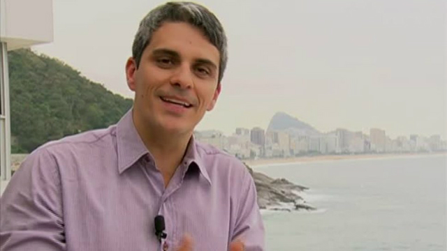 Repórter da Globo, André Galindo, inciou carreira da TV Asa Branca. Foto: Globo/Reprodução