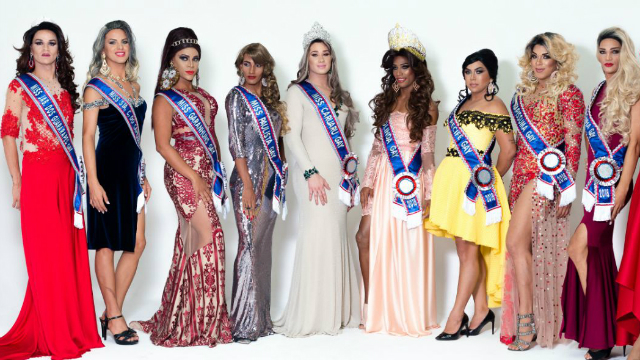 Cada concorrente representa uma cidade pernambucana. Foto: Miss Pernambuco Gay/Divulgação