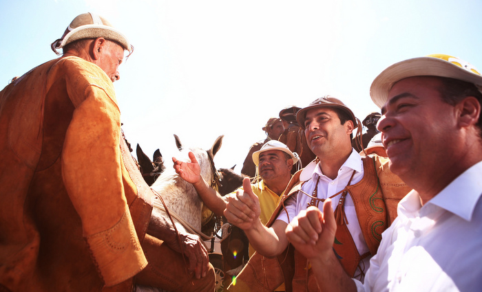 Na campanha de 2014, Paulo Câmara e Fernando Bezerra Coelho foram aliados. Foto divulgação/PSB