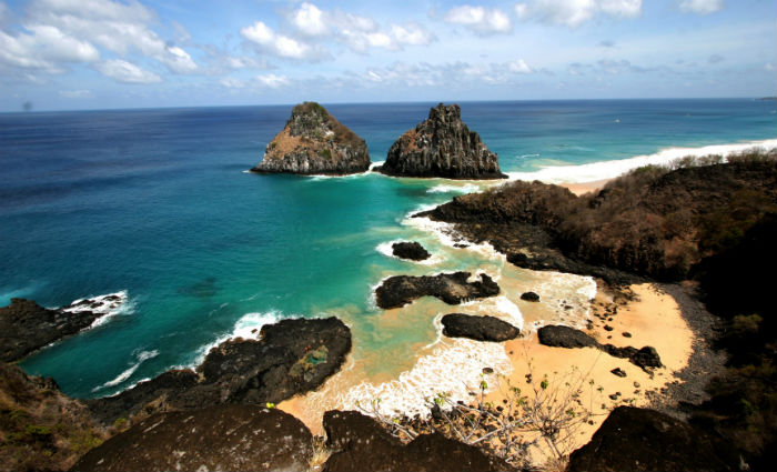 Em Fernando de Noronha, os Estados Unidos foi o segundo principal país emissor de turistas. Foto: Antonio Melcop/Divulgação