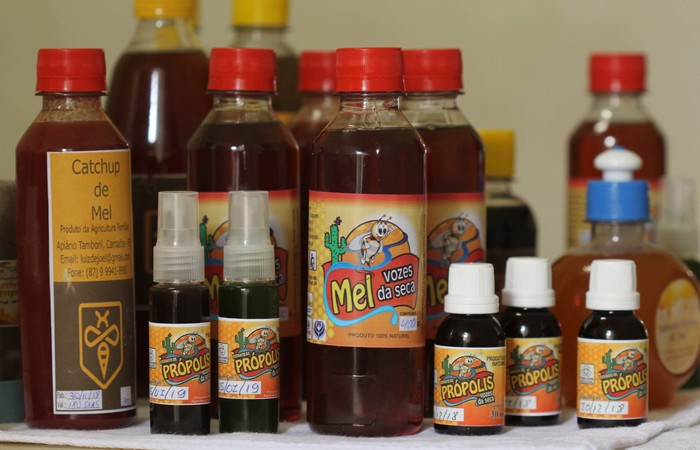 Associação oferece uma série de produtos derivado do mel. Foto: Roberto Arrais/Divulgação  (Foto: Roberto Arrais/Divulgação )