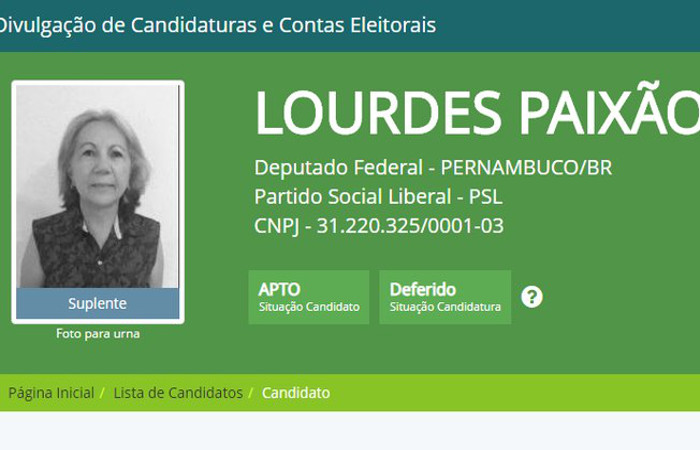 Candidata é suspeita de cometer fraude eleitoral. Foto: Reprodução/Justiça Eleitoral