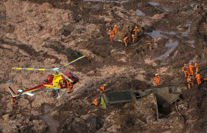 Valor se destina a reparar danos, após o rompimento da barragem. Foto: Arquivo/AFP